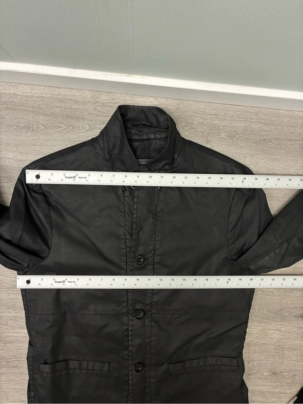 John Varvatos Collection Coated Stand collar Jacket Size EU 50 USA 40